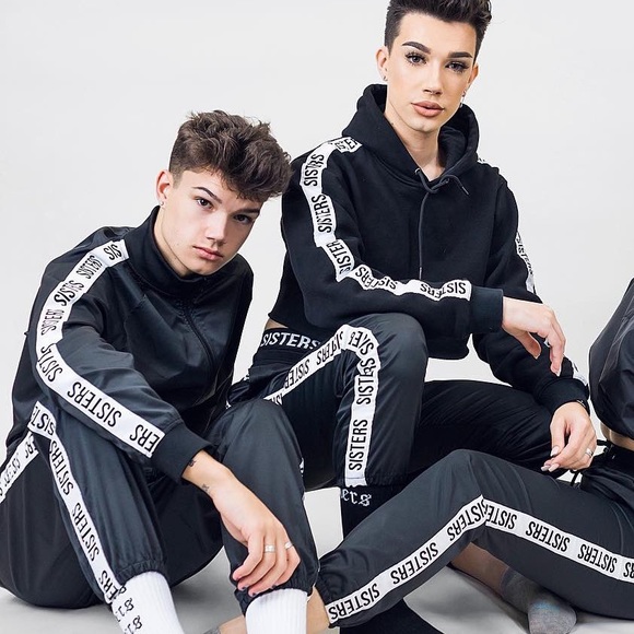 James Charles Jackets & Coats James Charles Sisters Black Tracksuit
